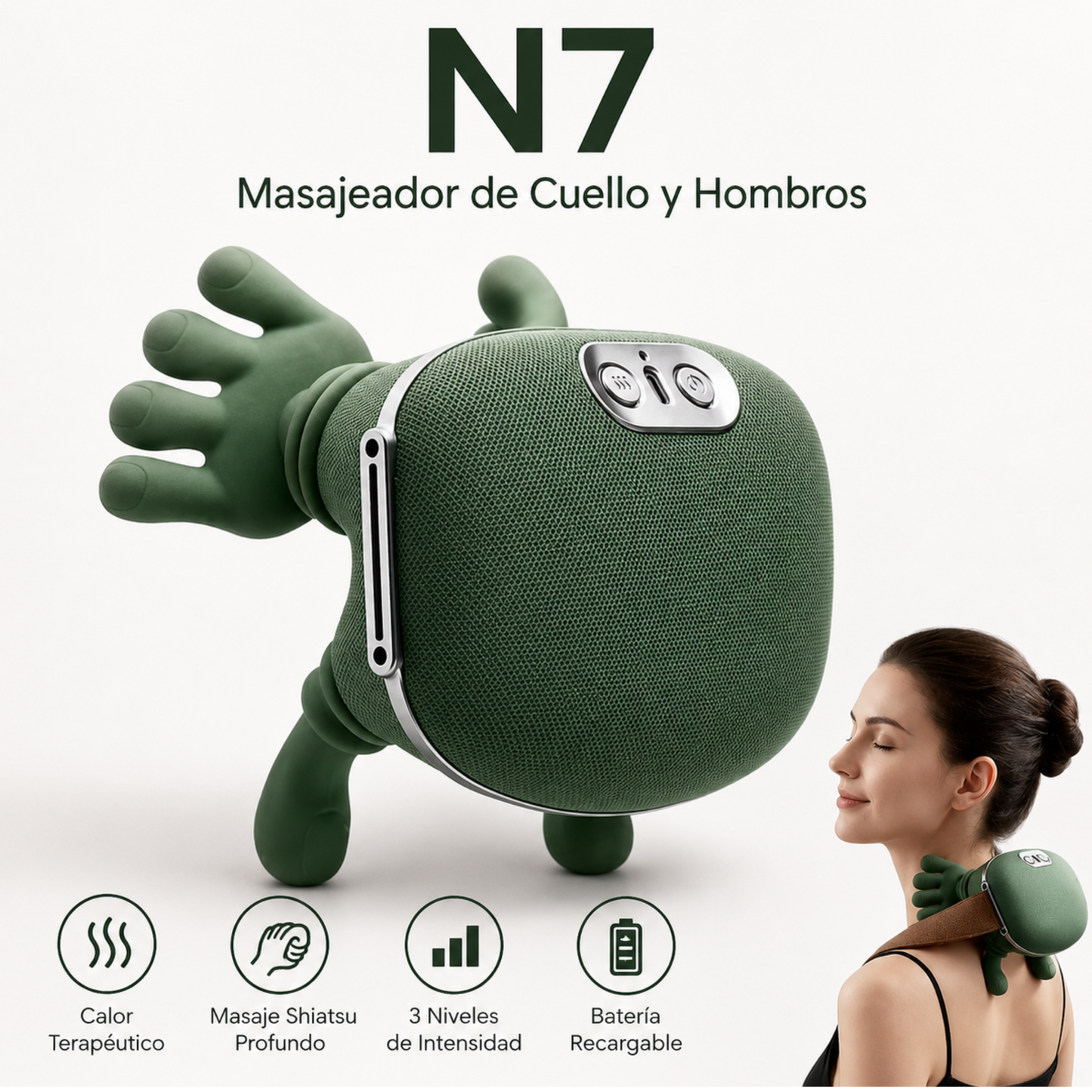 Masajeador biónico de cuello y hombros 2026 (modelo N7)